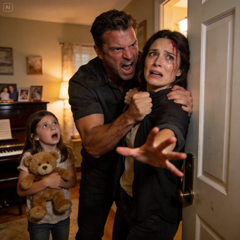 Przygotowywałem się na recital fortepianowy mojej córki, kiedy napisała mi SMS-a: „Tato, pomóż mi z suwakiem. Tylko ty. Zamknij drzwi”. W chwili, gdy wszedłem, wszystko się zmieniło. Podniosła koszulkę – i to zobaczyłem. Siniaki. Głębokie, nieomylne odciski dłoni na plecach. Serce mi zamarło, gdy szepnęła prawdę. W każdą sobotę. Jej dziadek. Jej babcia pomagała. Jej matka wiedziała. Nie zareagowałem. Nie spanikowałem. Spakowałem jej torbę i powiedziałem: „Wychodzimy”. Ale kiedy dotarłem do drzwi, moja żona już tam była… i nie zamierzała nas puścić.