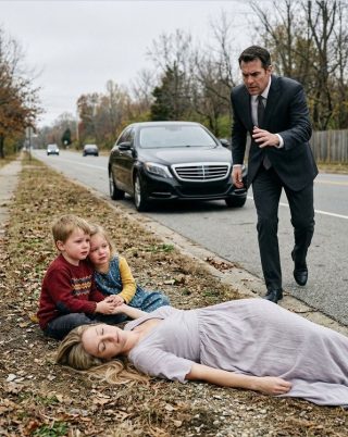 „Proszę… nie zostawiaj nas” – wyszeptał chłopiec, gdy miliarder zatrzy