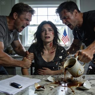 „Żadna moja córka nie należy do tego świata”. Jego głos był ostatnim, co usłyszałam, zanim wszystko zlało się w ból. Rano zachowywał się, jakby nic się nie stało – parzona kawa, leciały wiadomości, cisza spowijała wszystko. Ale kiedy wszedł do kuchni i zobaczył, kto czeka, coś się zmieniło. Jego twarz zbladła, jakby przeszłość, którą uważał za pogrzebaną, właśnie wróciła. Bo tamta noc nie została zapomniana. Była świadkiem jej istnienia. A teraz… wracała po niego.