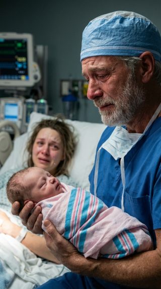 Mój chłopak porzucił mnie tej samej nocy, kiedy dowiedziałam się, że jestem w ciąży. Myślałam, że to po prostu spłukany tchórz, ale bardzo się myliłam. Dziewięć miesięcy później, gdy urodziłam zupełnie sama, wszedł ordynator szpitala. Spojrzał na twarz mojego noworodka i wybuchnął płaczem. Mój były bez grosza przy duszy nie był tym, za kogo się podawał. Był…