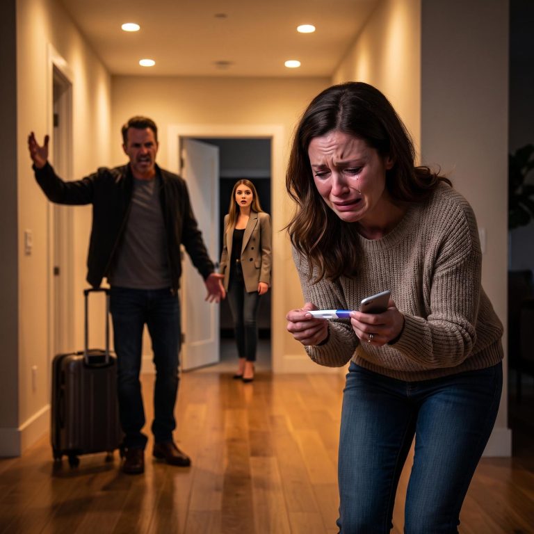 Weszłam z testem ciążowym w ręku – gotowa powiedzieć mu, że wszystko się zmieniło. Ale zanim zdążyłam się odezwać, usłyszałam jego śmiech. „Tak, zostawiam ją dziś wieczorem. Jest skończona”. Te słowa uderzyły mocniej niż cokolwiek, na co byłam przygotowana. Odwrócił się, zobaczył mnie i nawet się nie zawahał. „Pakuj swoje rzeczy” – powiedział. „Chcę wolności… i kogoś ładniejszego”. Poczułam ucisk w piersi, ale nie pękłam. Uśmiechnęłam się. „Dobrze” – wyszeptałam. Bo nie wiedział… że właśnie odszedł od czegoś, czego nigdy nie odzyska.