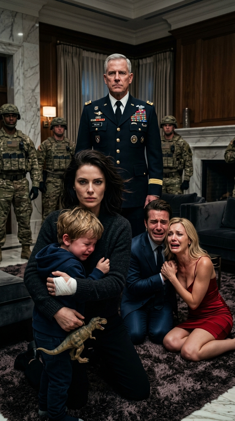 Mój maluch przestał bawić się swoimi ulubionymi ciężarówkami i używał tylko lewej ręki. Nowa dziewczyna mojego męża powiedziała: „On po prostu dramatyzuje”. Ale podczas kąpieli zobaczyłam prawdę: skręcony prawy nadgarstek i ślady odcisków palców na jego malutkim ramieniu. Nie krzyczałam. Po prostu zadzwoniłam do ojca i powiedziałam: „Stało się”. W ciągu dziesięciu minut dom został otoczony.