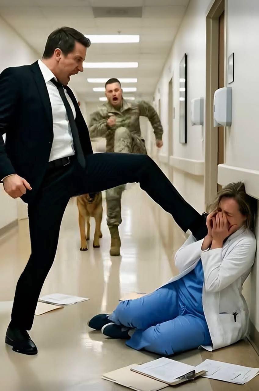 Leżałem na oddziale ratunkowym przez 19 godzin w agonii, desperacko próbując utrzymać przy życiu serce siedmioletniego chłopca, gdy nagle wpadł syn dyrektora szpitala i zażądał, żebym przerwał wszystko i opatrzył drobne zadrapanie jego dziewczyny. Kiedy odmówiłem opuszczenia mojego ciężko chorego pacjenta, nie tylko krzyknął, ale i uderzył mnie w twarz, sycząc, że jego ojciec „ma” moje prawo wykonywania zawodu lekarza i że o świcie będę na ulicy. Myślał, że jedynym świadkiem jest cichy nocny sprzątacz zamiatający korytarz, ale nie miał pojęcia, że ​​mężczyzna ten był emerytowanym komandosem Navy SEALs, wykonującym tajne zadanie ochrony.