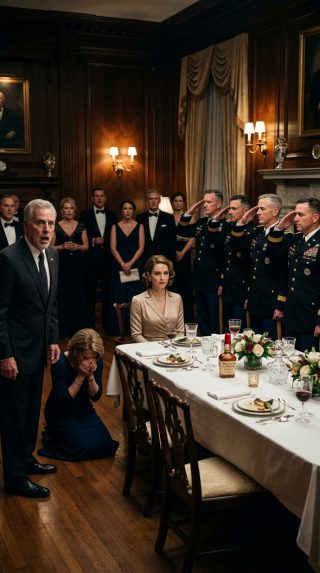 „Kobiety nie dostają znaków wywoławczych” – powiedział mój emerytowany ojczym z piechoty morskiej podczas kolacji z okazji nadania stopnia oficerskiego mojemu bratu, uśmiechając się do sali pełnej oficerów, jakby znów obrócił mnie w żart, a potem wypowiedziałem dwa słowa, które sprawiły, że śmiech zamarł tak głośno, że słychać było szuranie krzeseł po podłodze