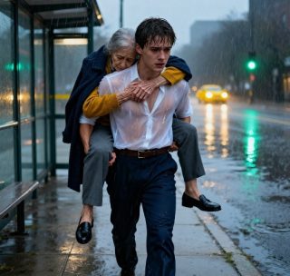 Młody mężczyzna TRACI ofertę pracy, ponieważ musi pomagać starszej