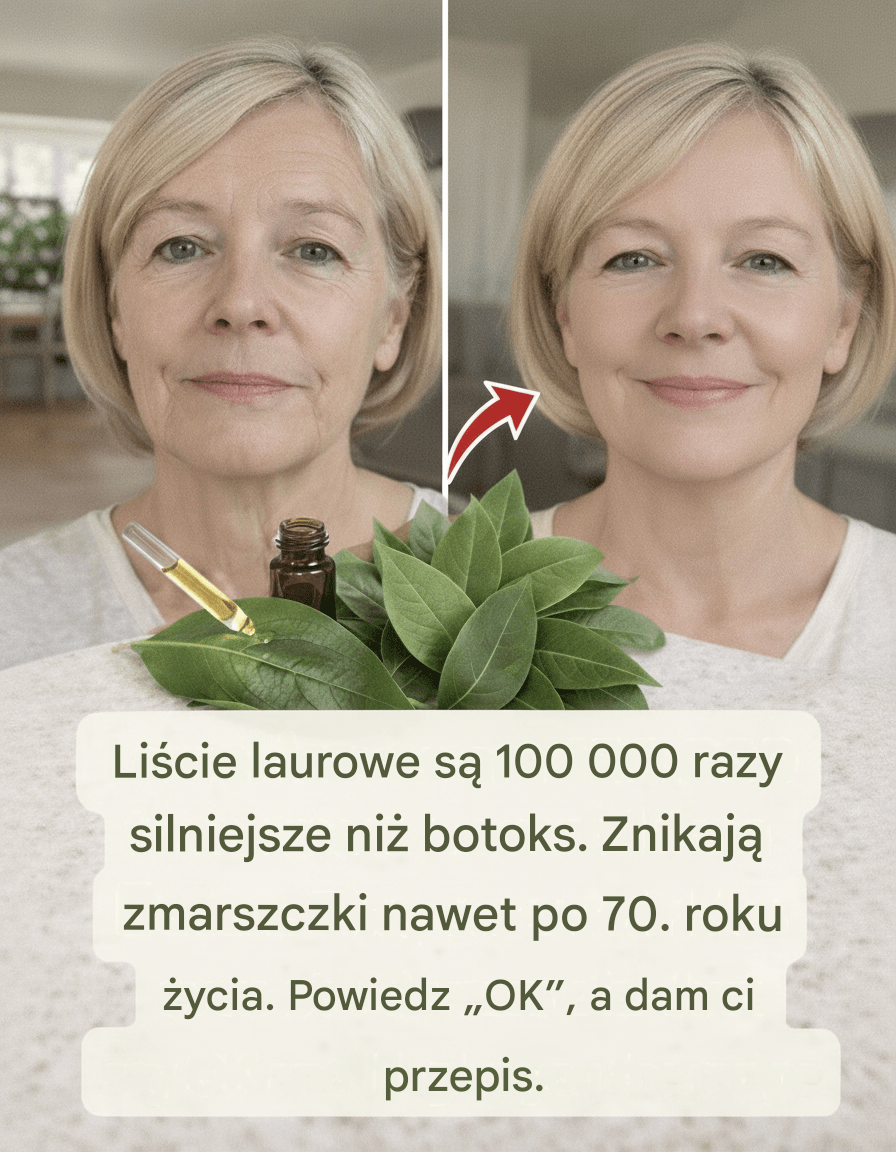 Liście laurowe są 100 000 razy skuteczniejsze niż botoks. Zawalczą, nawet w wieku 70 lat.