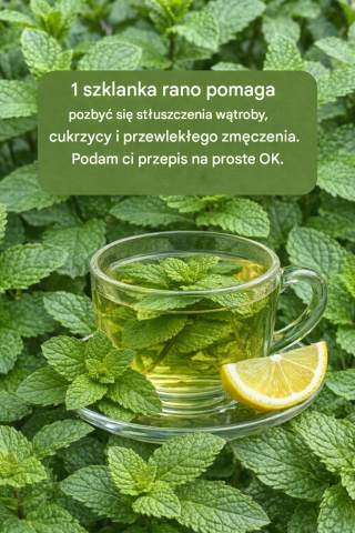 🌿 Herbata z mięty zielonej i cytryny: prosty naturalny sposób na przeziębienie