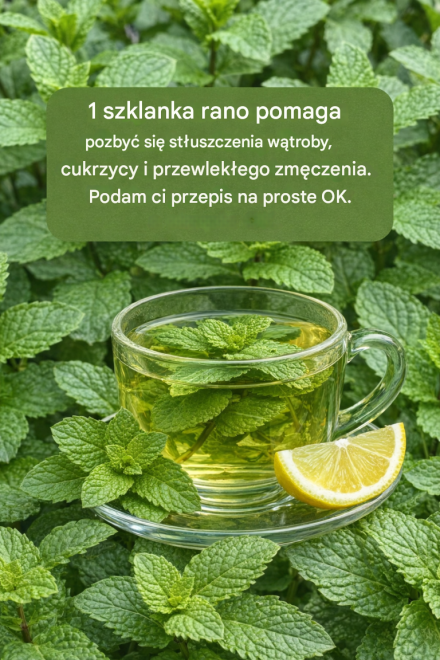 🌿 Herbata z mięty zielonej i cytryny: prosty naturalny sposób na przeziębienie