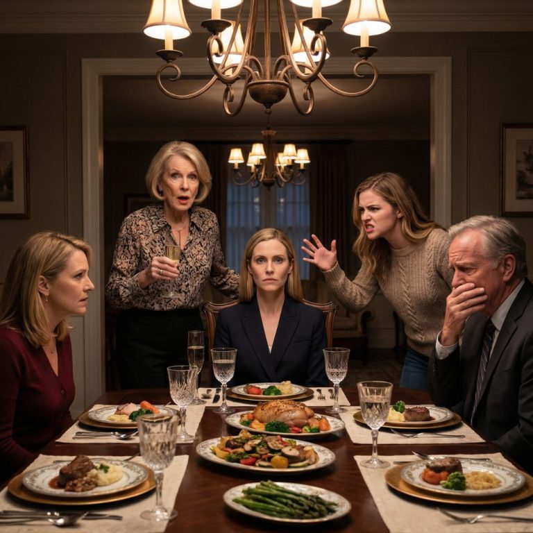 „Masz już trzydzieści siedem lat i wciąż jesteś singielką?” – zapytała moja siostra na tyle głośno, że wszyscy przy stole odwrócili głowy. Spokojnie odstawiłam szklankę, ignorując narastający wokół śmiech. „Nie martw się o mnie” – odpowiedziałam. „Jestem mężatką od lat”. W sali natychmiast zapadła cisza. Mama zamarła w połowie tostu, a jej uśmiech zniknął. Bo wszyscy myśleli, że znają moje życie – aż do tej chwili. A to, co ujawniłam, nie było po prostu nieoczekiwane… zmieniło wszystko, w co wierzyli.