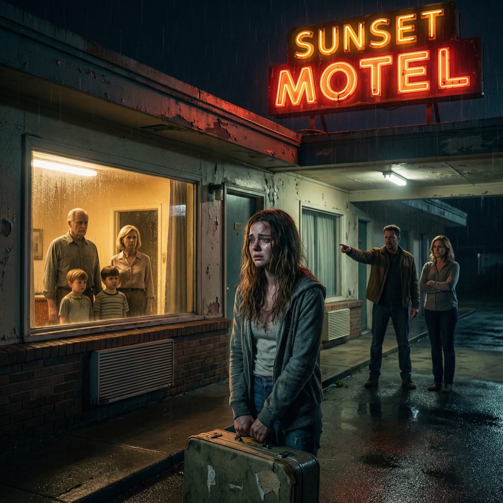 Mój mąż wyrzucił mnie tej samej nocy, kiedy odziedziczyłam to, co wszyscy nazywali „bezwartościowym” motelem. Moja siostra dostała luksusowe nieruchomości, łatwe życie, brawa. Ja dostałam rozpadający się budynek i ciszę. Myślałam, że to ostatnia zniewaga ze strony ojca. Ale kiedy tej nocy otworzyłam drzwi, coś było nie tak. Zbyt cicho. Zbyt rozważnie. A kiedy w końcu zobaczyłam, co kryje się w środku… zdałam sobie sprawę, że to nie strata. To coś o wiele bardziej niebezpiecznego.