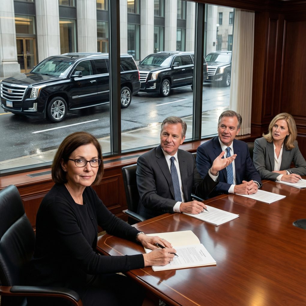 „Podpisz i wynoś się, żebraku” – powiedzieli, przesuwając papiery rozwodowe po stole, jakbym był nikim. Śmiali się, pewni, że nie mam dokąd pójść, że nie ma nikogo, kto by mnie wspierał. Nie sprzeciwiałem się. Wziąłem długopis… i zamilkłem. Na zewnątrz ryknęły silniki. Podjechały trzy czarne luksusowe samochody. W pomieszczeniu zapadła cisza. Bo nagle to nie ja byłem już tym, którego zwalniano.