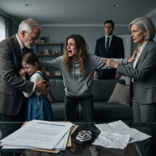 Kazali mojej dziewięcioletniej córce się przyznać – wziąć na siebie winę za coś, czego nie zrobiła. „Musisz chronić swoją kuzynkę” – powiedzieli moi teściowie, jakby to była lekcja miłości, a nie zdrady. Pod koniec dnia siedziała naprzeciwko policjanta, trzymając w dłoniach zmięte wyznanie, którego nawet nie rozumiała. Patrzyłam, jak jej drobne dłonie drżą… i coś we mnie pękło. Bo to był moment, w którym zrozumiałam, że nie chodzi tylko o kłamstwo – chodzi o to, jak daleko są gotowi się posunąć. I nie zamierzam im na to pozwolić.