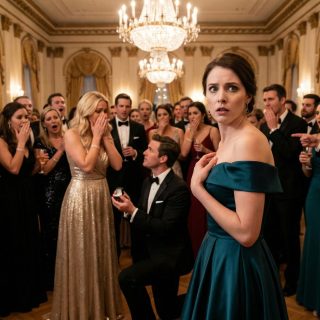 Nie powinnam być na tej firmowej imprezie. Mój mąż zbagatelizował ją jako kolejną nudną imprezę firmową, a ja mu wierzyłam – dopóki nie zorientowałam się, że zostawiłam coś ważnego w biurze. Więc i tak poszłam. Weszłam cicho, niezauważona… akurat w porę, żeby zobaczyć go klęczącego na jedno kolano. Nie dla siebie – ale dla jego sekretarki. Mojej przyrodniej siostry. Nie krzyczałam. Nie płakałam. Po prostu odwróciłam się, otworzyłam telefon i zaczęłam dzwonić. Bo w tamtej chwili nie byłam już żoną – byłam większościowym udziałowcem.