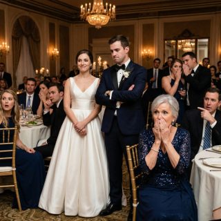 Moja siostra upokorzyła mnie przed 200 osobami, śmiejąc się z mojego pierścionka i nazywając mojego narzeczonego żałosnym. Milczałam, pozwoliłam jej na chwilę szaleństwa i łyknęłam każde słowo. Ale w dniu ślubu, kiedy pochyliła się i wyśmiała moją suknię, coś we mnie drgnęło. Nie sprzeciwiłam się. Nie broniłam się. Po prostu odwróciłam się do sali i powiedziałam: „Skoro jesteście tacy ciekawi… powiem wam, kim naprawdę jest mój mąż”. Cisza, która zapadła, była natychmiastowa – i niezapomniana.