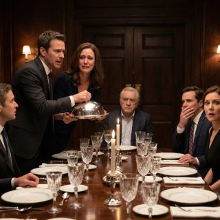 Kiedy powiedziałam mężowi, że moja matka właśnie zmarła, nie pocieszył mnie – tylko się roześmiał. Potem kazał mi obsługiwać gości, jakby nic się nie stało. Stałam tam, trzęsąc się, zmuszając się do jedzenia obiadu, starając się nie załamać. Nikt tego nie zauważył… aż do jego szefa. Wziął mnie za rękę i cicho zapytał, dlaczego płaczę. Zawahałam się – ale w końcu powiedziałam mu prawdę. I w tym momencie cały pokój drgnął, jakby chciał mnie ugościć.