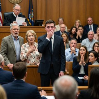 Kiedy sędzia ogłosił, że odziedziczyłem 3,8 miliarda dolarów, pomyślałem, że moje życie wreszcie się odmieniło. Wtedy zobaczyłem moich rodziców – tych samych, którzy wyrzucili mnie z domu, gdy miałem osiemnaście lat – uśmiechających się, jakby zawsze byli przy mnie. Natychmiast wystąpili naprzód, mówiąc o „zarządzaniu” wszystkim za mnie. Poczułem, jak przeszłość znów mnie dobija… aż sędzia odwrócił kartkę. Jego głos się zmienił. „Nie dostają nic” – przeczytał. I w tym momencie ich pewność siebie legła w gruzach – ale moja nie była ulgą. To był początek czegoś o wiele bardziej skomplikowanego.