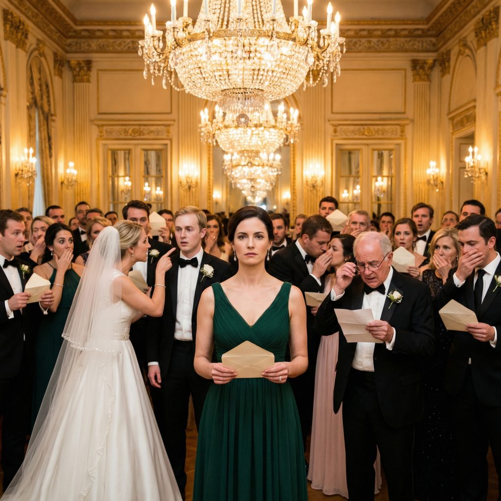 Dzień przed ślubem moja siostra uśmiechnęła się słodko i powiedziała, żebym „zrobiła sobie trochę miejsca”. Wszyscy udawali, że to życzliwość – ale ja doskonale wiedziałam, co to znaczy. Więc tak zrobiłam. Cofnęłam się, zachowałam ciszę… i podjęłam decyzję, której się nie spodziewała. Zanim wesele się rozpoczęło, każdy z gości miał przy stole kopertę. Myślała, że ​​wypchnęła mnie ze swojego życia. Ale to, co otworzyła tamtej nocy, nie tylko zepsuło jej chwilę – to wszystko zmieniło.