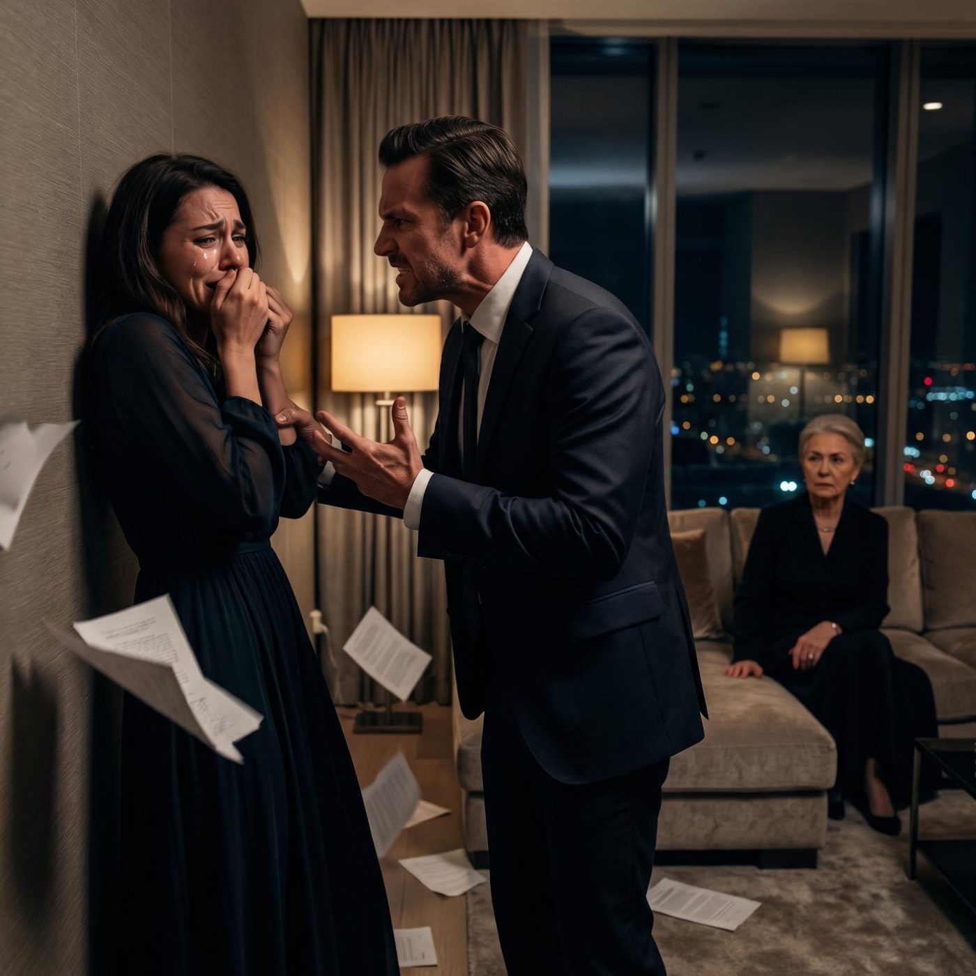 „Jesteś teraz moją żoną – nie mamy sekretów”. Jego dłoń uderzyła w ścianę tuż obok mojej głowy, na tyle blisko, że aż drgnęłam. Pokój wydawał się mniejszy, cięższy, gdy jego matka siedziała tam, obserwując, milcząca, ale aprobująca. Na stole leżały rozłożone papiery, czekające na mój podpis – dokumenty, które dawały im kontrolę nad wszystkim, co posiadałam. Myśleli, że strach wystarczy. Że się złamię. Ale gdy serce zaczęło mi walić, zdałam sobie sprawę z czegoś, czego oni nie rozumieli… to nie był moment, w którym straciłam wszystko. To był moment, w którym postanowiłam walczyć.