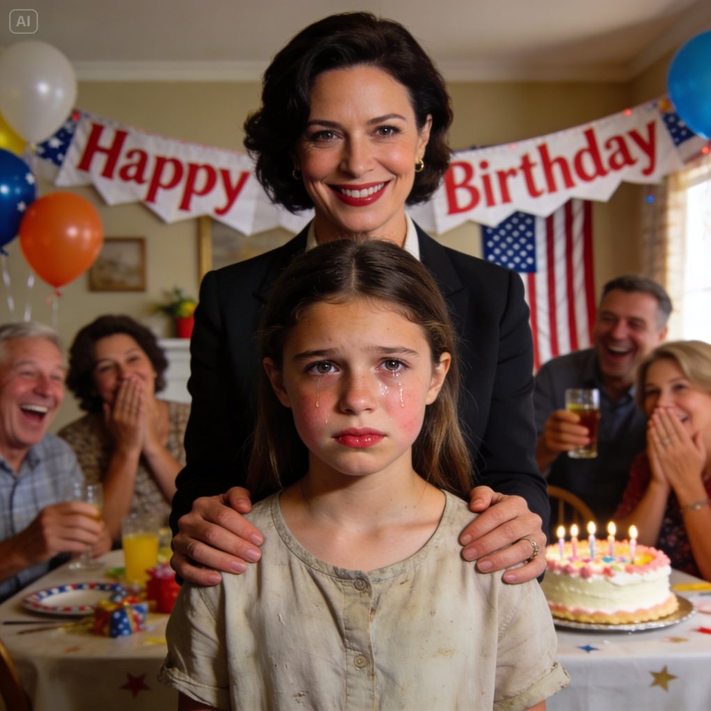 Na przyjęciu rodzinnym moja siostra wciągnęła moją dwunastoletnią córkę na środek sali, jakby brała udział w jakimś okrutnym przedstawieniu. „Poznajcie moją śmierdzącą siostrzenicę” – zaśmiała się. „Tanie ciuchy, bez przyszłości”. Moi rodzice dołączyli, jakby to była rozrywka. Patrzyłam, jak mina mojej córki rzednie – i coś we mnie zamarło. Nie powiedziałam ani słowa. Bo upokorzenie jest głośne… ale to, co po nim następuje, może być przerażająco ciche.