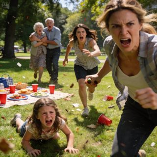 Na dorocznym zjeździe rodziców myślałam, że najgorsze, co mnie czeka, to niezręczna pogawędka – aż moja siostra wyciągnęła naładowaną 45-tkę i wycelowała nią w głowę mojej pięcioletniej córki. „Nie ruszaj się” – zaśmiała się, jakby to była gra, jakby strach był rozrywką. Rzuciłam się do przodu, ale ojciec złapał mnie, sycząc, żebym się zatrzymała, podczas gdy matka kazała mi „pozwolić jej się dobrze bawić”. Zamarłam, uwięziona między niedowierzaniem a przerażeniem. To było cztery godziny temu. Teraz stoję za szpitalną szybą… i wiem, że to będzie moment, w którym wszystko się zmieni.